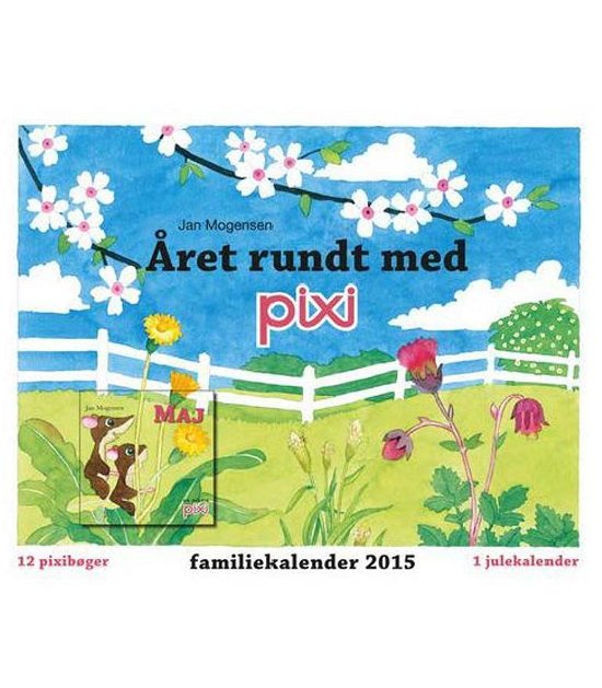 Cover for Jan Mogensen · Året rundt med PIXI - en familiekalender (Bound Book) [1. Painos] [Indbundet] (2014)