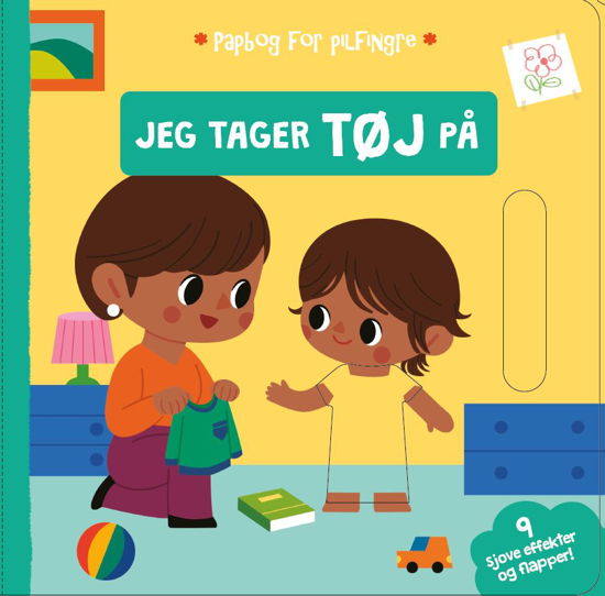 Cover for Papbog for pilfingre: Jeg tager tøj på (Papbog) [1. udgave] (2022)