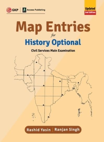 Map Entries for History Optional - Rashid Yasin - Books - G. K. Publications - 9789389573749 - December 6, 2019