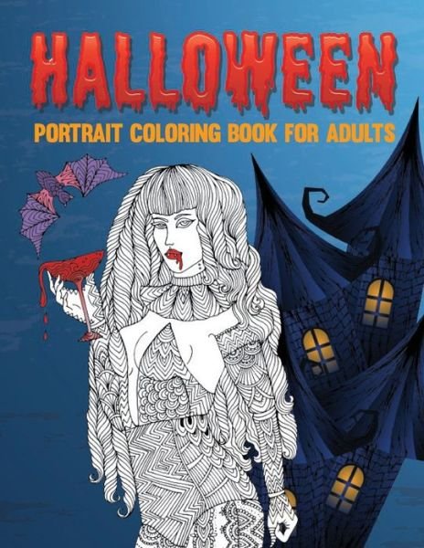 Cover for Blue Blend · Halloween Portrait Coloring Book For Adults (Pocketbok) (2020)