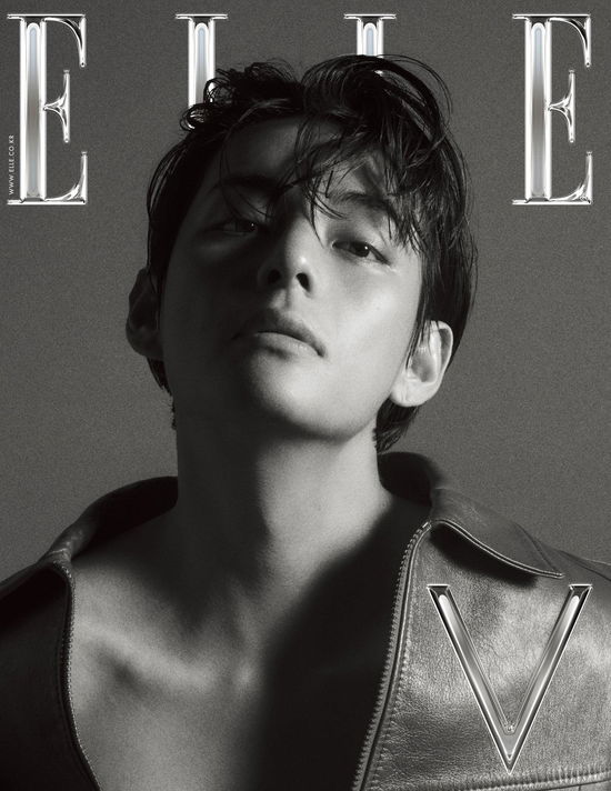 Cover for V (BTS) · ELLE MAGAZINE APRIL 2023 (Blad) [C edition] (2023)