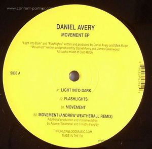 Cover for Daniel Avery · Movement EP (12&quot;) (2012)