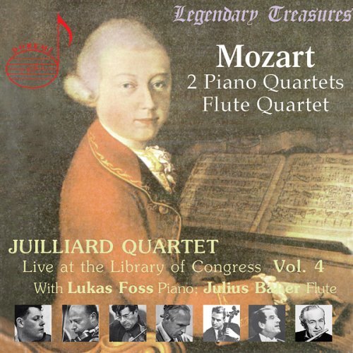 Cover for Mozart / Juilliard String Quartet · Live at the Library of Congress 4 (CD) (2006)