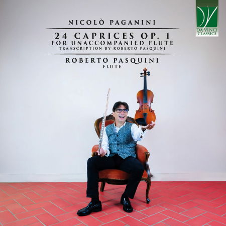 Cover for Roberto Pasquini · 24 Caprices Op.1 For Unaccompanied Flute (Transcription By Roberto Pasquini) (CD) (2024)