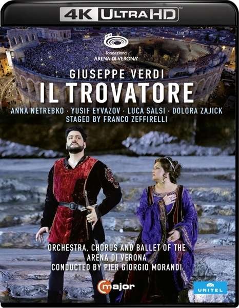 Cover for Verdi / Netrebko / Salsi · Il Trovatore (Blu-Ray) (2020)