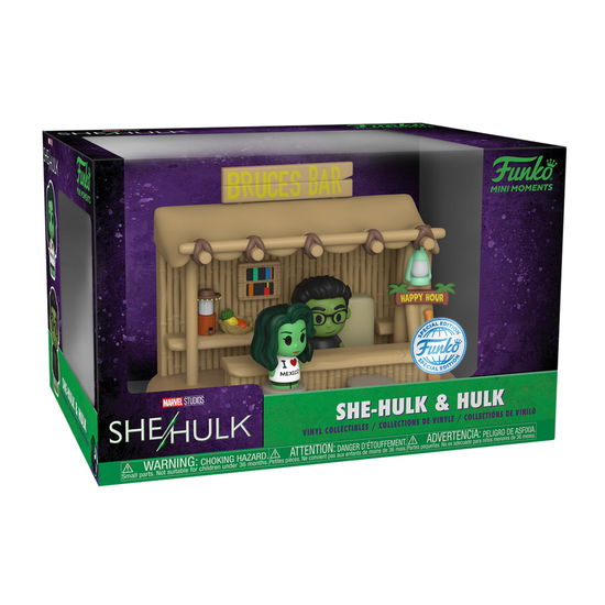 She-Hulk POP! Mini Moment Vinyl Figur Bar Scene 9 - Marvel - Fanituote - Funko - 0889698668750 - keskiviikko 4. tammikuuta 2023