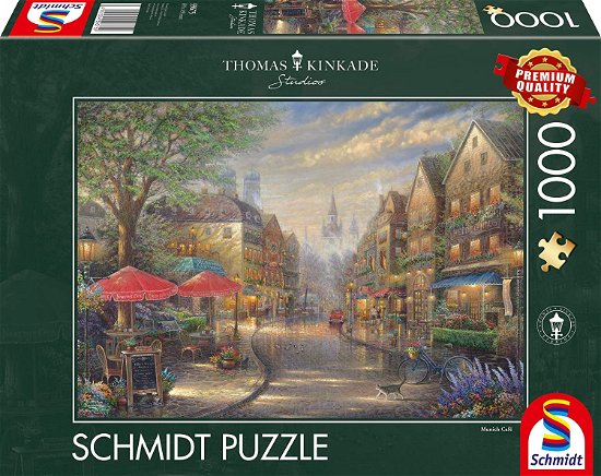 Cafe In MÃ¼nchen (puzzle).59675 - Kinkade - Merchandise -  - 4001504596750 - 