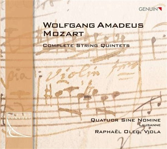 Cover for Mozart / Quatur Sine Nomine / Oleg · Complete String Quintets (CD) (2013)