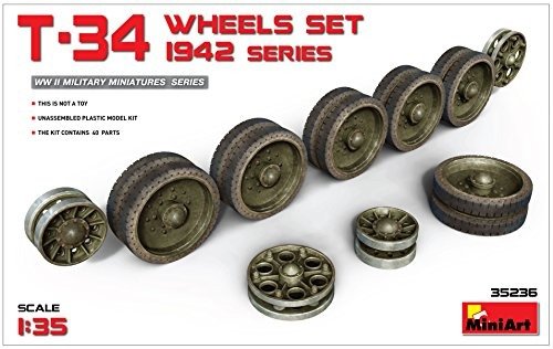 Cover for T · T-34 Wheels Set.1942 Series (1:35) (Leksaker)