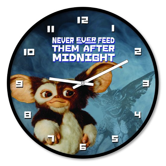 GREMLINS - Midnight - Plastic Clock 25cm Diameter - Gremlins - Merchandise -  - 5050293859750 - 