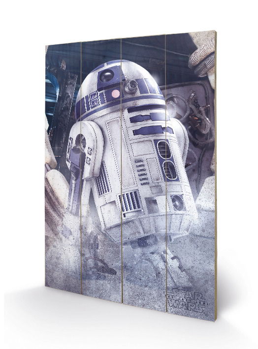 Star Wars: The Last Jedi - R2-D2 Droid (Stampa Su Legno 59X40Cm) - Star Wars: The Last Jedi - Koopwaar -  - 5051265969750 - 7 februari 2019