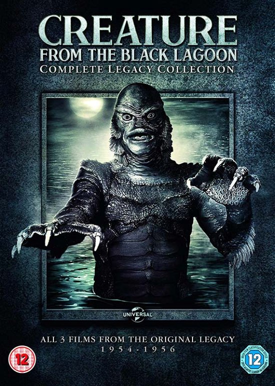 Cover for Creature Comp Legacy Col. DVD · Creature from the Black Lagoon Complete Legacy Collection (DVD) (2019)