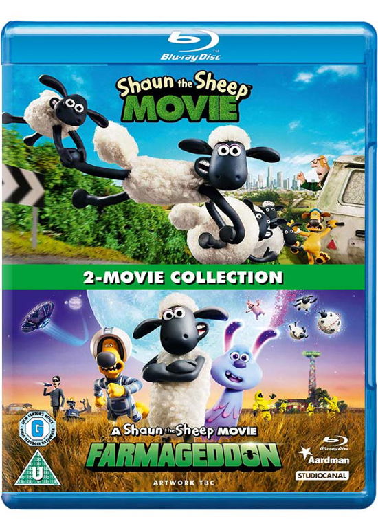 The Shaun The Sheep Movie Collection - Shaun the Sheep  Movie 1  2 BD - Movies - Studio Canal (Optimum) - 5055201844750 - February 10, 2020