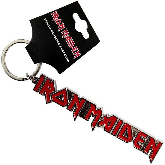 Iron Maiden Keychain: Logo With Tails - Iron Maiden - Gadżety - Global - Accessories - 5055295313750 - 1 czerwca 2014