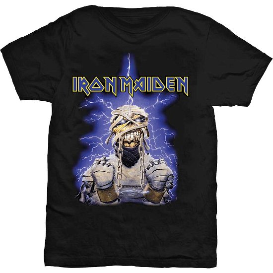 Iron Maiden Unisex T-Shirt: Powerslave Mummy - Iron Maiden - Fanituote - BRAVADO - 5055295368750 - maanantai 26. marraskuuta 2018