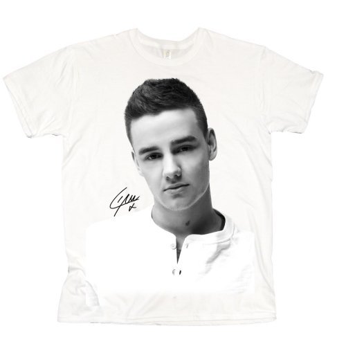 Cover for One Direction · One Direction Ladies T-Shirt: Liam Solo B&amp;W (T-shirt) [size S] [White - Ladies edition]