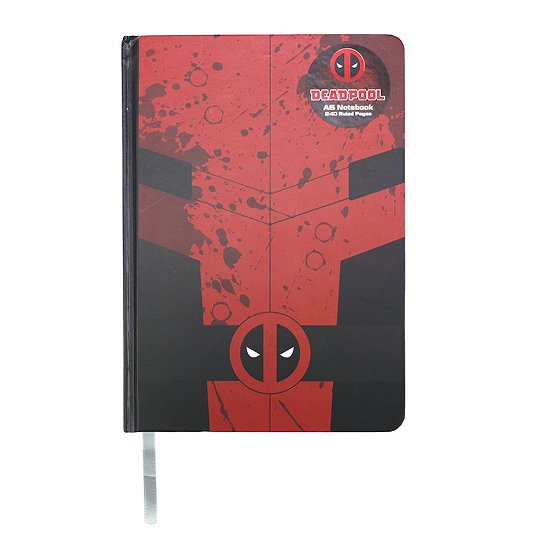 A5 Notebook - Marvel Deadpool - Merchandise - HALF MOON BAY - 5055453474750 - 