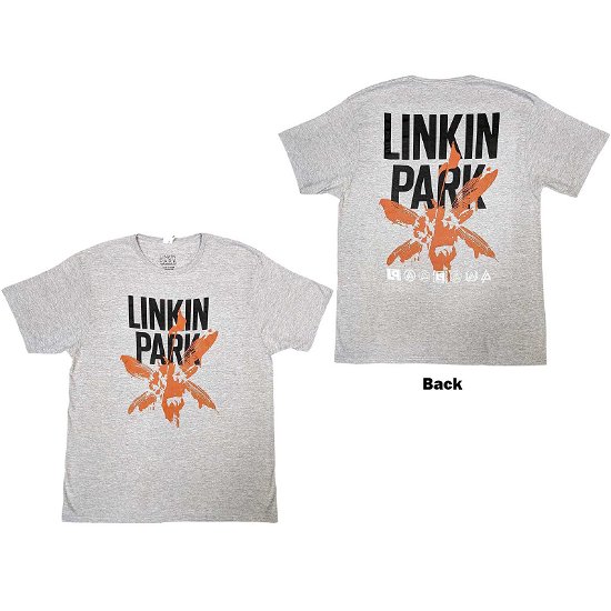 Linkin Park Unisex T-Shirt: Soldier Icons (Back Print) - Linkin Park - Merchandise -  - 5056737207750 - 