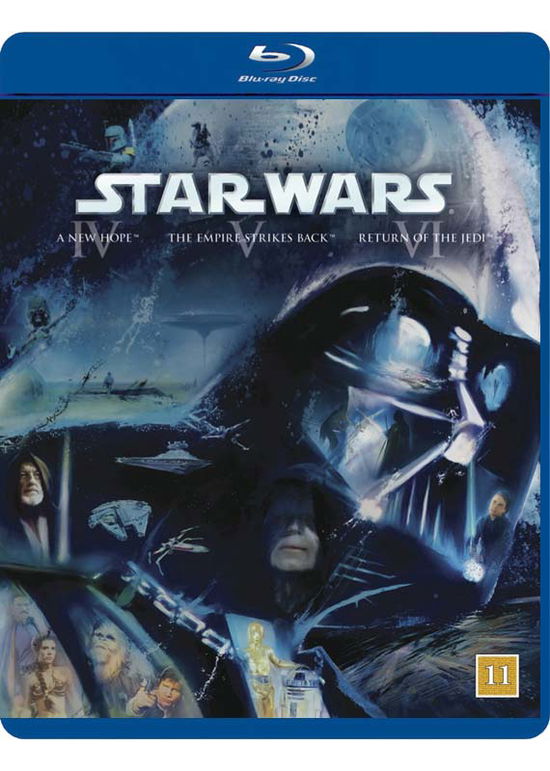 Cover for Mark Hamill / Harrison Ford / Carrie Fisher / Alec Guinness · Star Wars IV-VI: Original Trilogy (Blu-Ray) (2015)