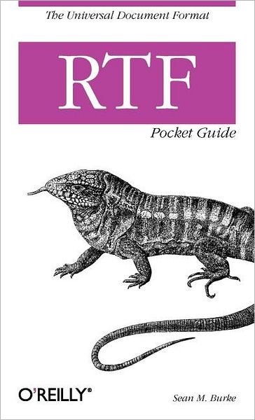 Cover for Sean Burke · RTF Pocket Guide (Taschenbuch) (2003)