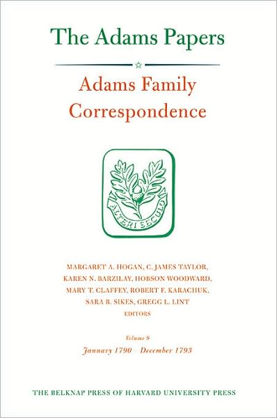 Cover for Adams Family · Adams Family Correspondence - Adams Papers (Hardcover Book) (2009)