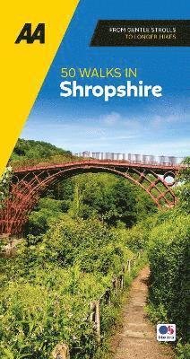 Cover for AA 50 Walks in Shropshire - AA 50 Walks (Paperback Book) [New edition] (2024)