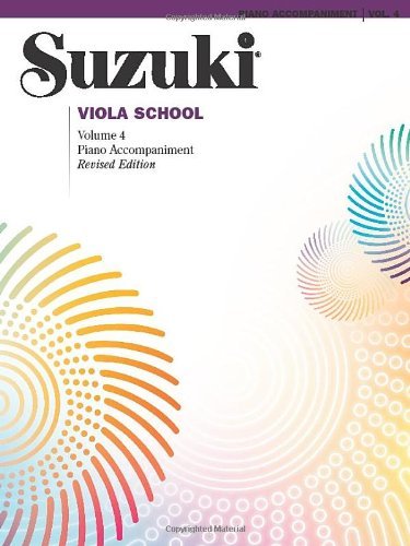 Cover for Suzuki · Suzuki Viola School Vol4 Piano Acc (Partitur) (2000)
