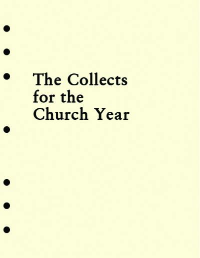 Holy Eucharist Collects Insert for the Church Year - Church Publishing Incorporated - Books - Church Publishing Incorporated - 9780898690750 - 2000