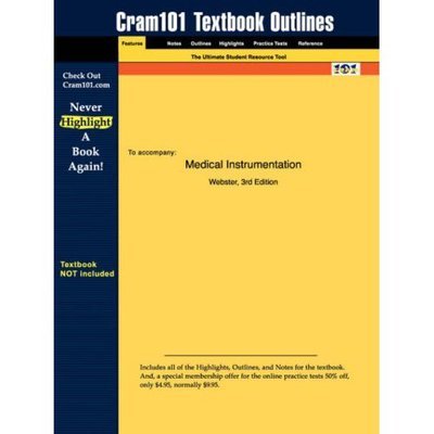 Cover for 3rd Edition Webster · Studyguide for Medical Instrumentation by Webster, Isbn 9780471153689 (Paperback Book) (2007)