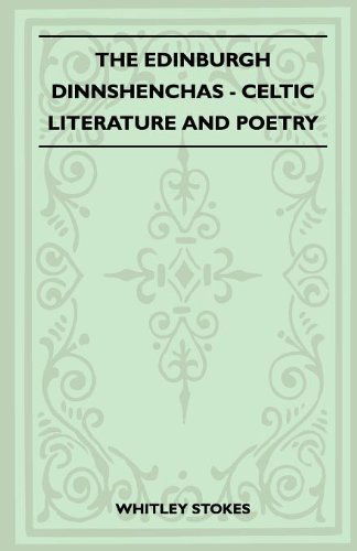 Cover for Whitley Stokes · The Edinburgh Dinnshenchas - Celtic Literature and Poetry (Folklore History Series) (Paperback Book) (2010)