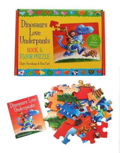 Cover for Claire Freedman · Dinosaurs Love Underpants Book and Jigsaw (Buch) (2014)