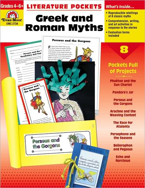 Cover for Evan-moor Educational Publishing · Literature Pockets, Greek &amp; Roman Myths (Paperback Book) (2002)