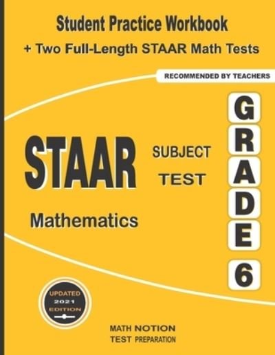 Cover for Michael Smith · STAAR Subject Test Mathematics Grade 6 (Paperback Book) (2021)