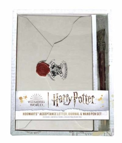 Harry Potter: Hogwarts Acceptance Letter Journal and Wand Pen Set - IE Gift / Stationery - Insight Editions - Böcker - Insight Editions - 9781647228750 - 11 oktober 2022