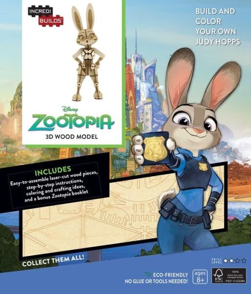 IncrediBuilds: Disney: Zootopia 3D Wood Model - IncrediBuilds - Insight Editions - Libros - Insight Editions - 9781682980750 - 1 de marzo de 2019