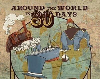 Cover for Ari Sitas · Around the world in eighty days: The India section (Taschenbuch) (2014)