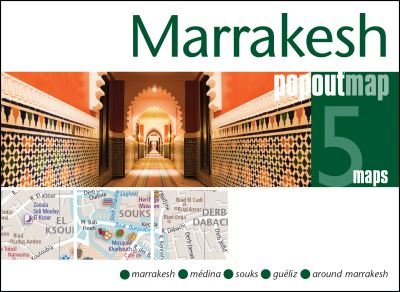 Cover for Popout Map · Marrakesh PopOut Map - pocket size pop up city map of Marrakesh - PopOut Maps (Landkarten) (2024)