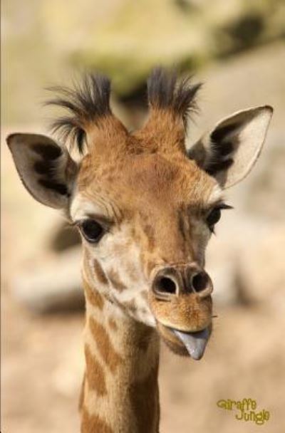 Cover for Journal Jungle Publishing · Giraffe Jungle: Pocket-sized Writing Journal With Funny Giraffe Photos on the Front and Back Covers [Compact 110 pages / Black] (Paperback Book) (2015)