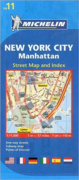 Cover for Michelin · Michelin City Plans: New York City &amp; Manhattan (Bog) (2014)
