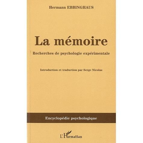 Cover for Hermann Ebbinghaus · La mémoire (Paperback Book) (2020)