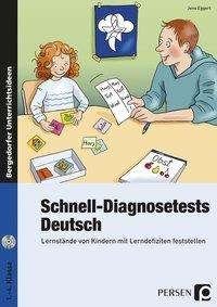 Cover for Eggert · Schnell-Diagnosetests: Deutsch (Buch)