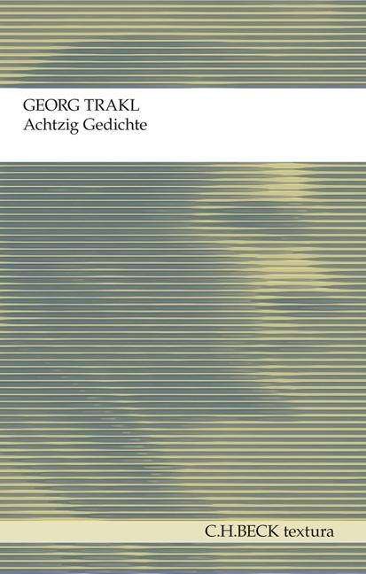 Cover for Georg Trakl · Achtzig Gedichte (Buch)