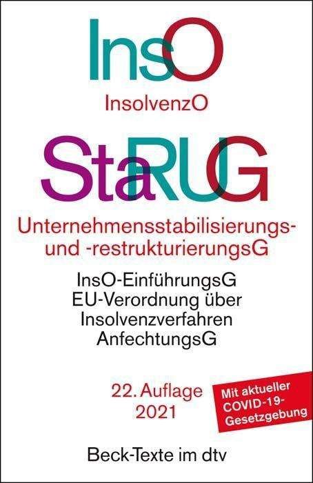 Cover for Various authors · Insolvenzordnung (Pocketbok) (2021)