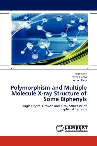 Cover for Ahsan Elahi · Polymorphism and Multiple Molecule X-ray Structure of Some Biphenyls: Single Crystal Growth and X-ray Structure of  Biphenyl Systems (Paperback Book) (2012)
