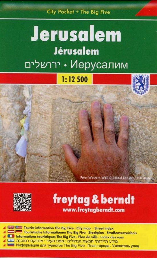 Jerusalem City Pocket + the Big Five Waterproof 1:12 500 - 1:9 000 - Freytag-berndt Und Artaria Kg - Livros - Freytag-Berndt - 9783707913750 - 1 de fevereiro de 2016