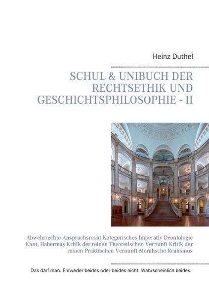 Cover for Duthel · Schul &amp; Unibuch der Rechtsethik (Bog) (2020)