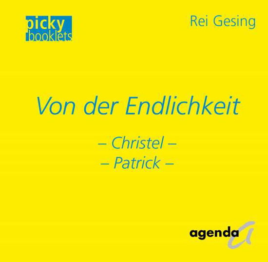 Cover for Gesing · Von der Endlichkeit (Book)