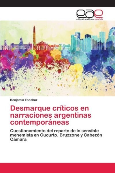 Cover for Escobar · Desmarque críticos en narracion (Buch) (2018)