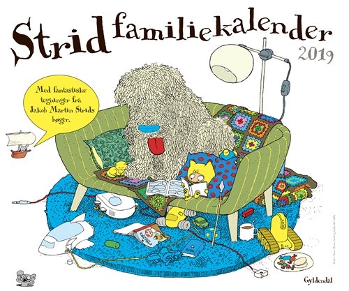 Strid Familiekalender 2019 - Jakob Martin Strid - Bøger - Gyldendal - 9788702265750 - 4. september 2018