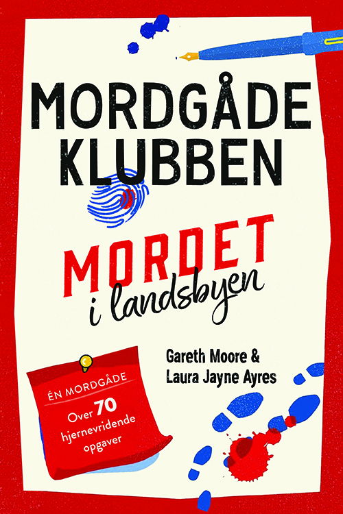 Cover for Gareth Moore &amp; Laura Jayne Ayres · Mordgådeklubben (Sewn Spine Book) [1. wydanie] (2025)